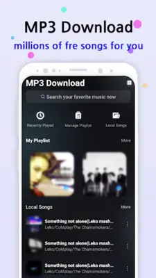 MP3 Music Downloader android App screenshot 2